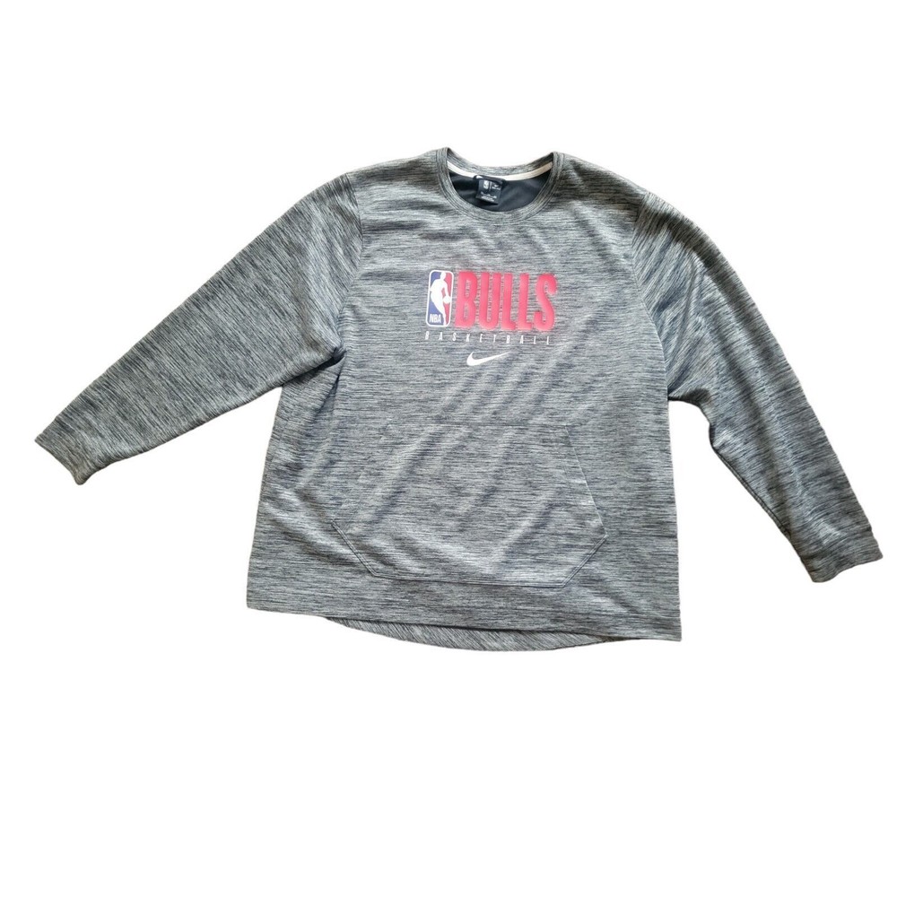 Nike Dri-Fit Chicago Bulls NBA OnCourt Crew Neck Sweatshirt Men's XXL